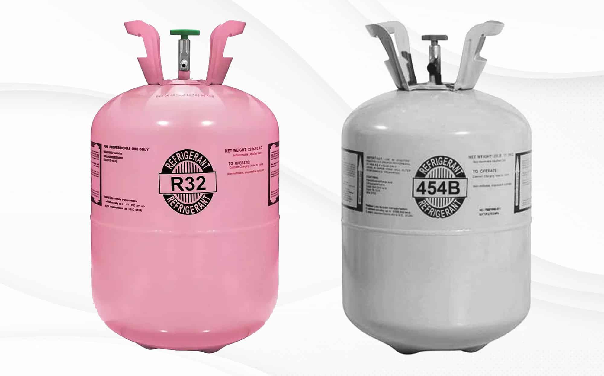 R-32 and R-454B Refrigerant Cylinders